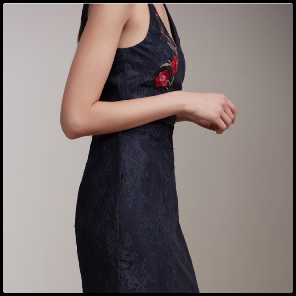 Dreamscape Navy Slipdress - Picture 3 of 3